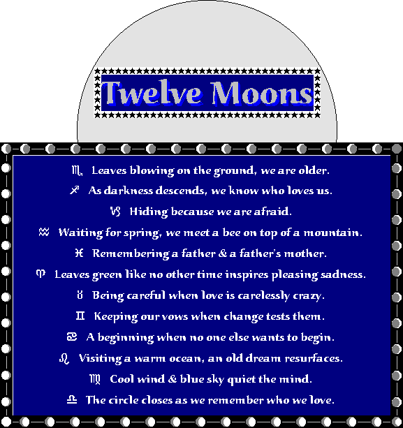 Twelve Moons by Bob Rixon
